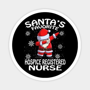 Santas Favorite Hospice Registered Nurse Christmas Magnet